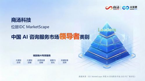 IDC MarketScape評估報告 商湯科技領跑中國AI咨詢服務市場，彰顯技術與戰略雙重實力